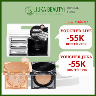 (Kèm lõi) Phấn Nước Clio Kill Cover Founwear Cushion XP / The New Founwear Cushion SPF/All New SPF50+ PA+++
