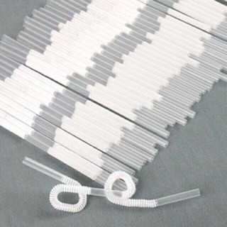 80 chiếc Ống hút hai đầu co trắng