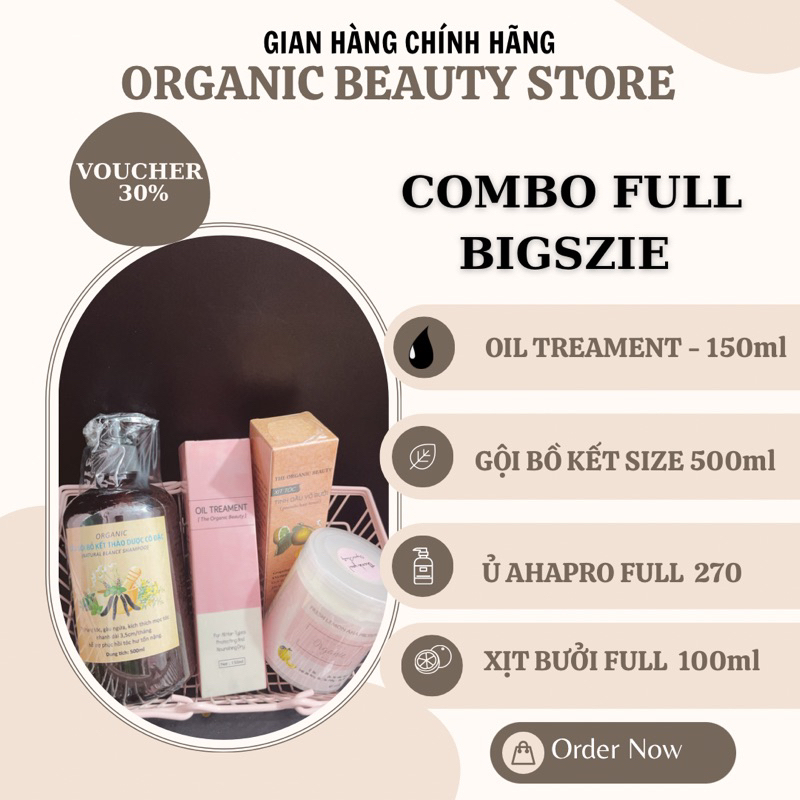 COMBO CHUYÊN SÂU (GỘI Ủ LỚN)