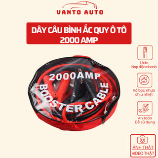 Dây câu bình acquy ô tô - dây câu bình ắc quy ô tô 2000amp, dài 4m