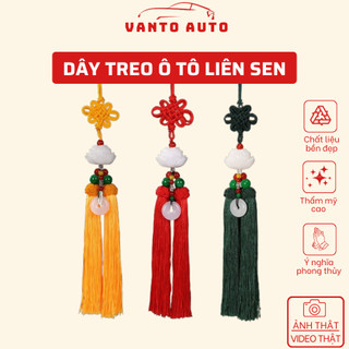 Dây Treo Xe Ô Tô Hình Hoa Sen - Khánh Treo Xe Ô Tô Hình Hoa Sen