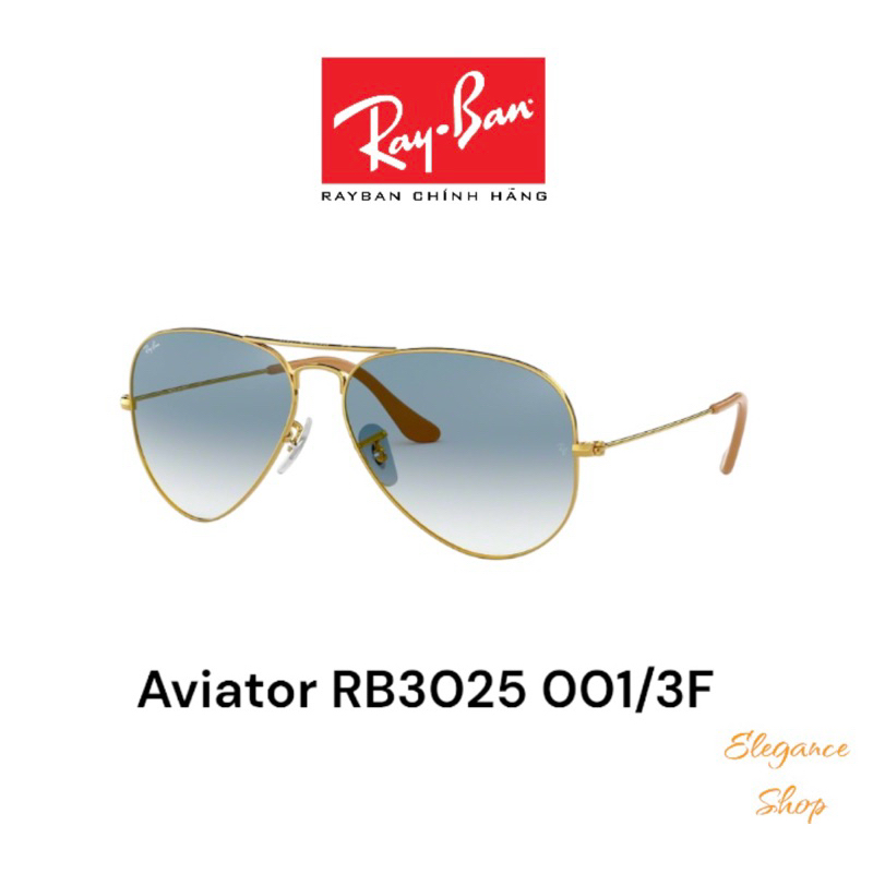 CHÍNH HÃNG Kính mát unisex RayBan RB3025 001/3F