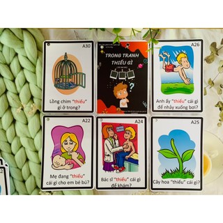 [Autismshop]Học liệu trong tranh thiếu gì