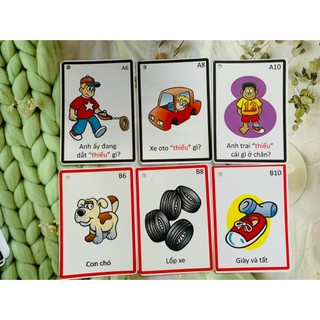 [Autismshop]Học liệu trong tranh thiếu gì