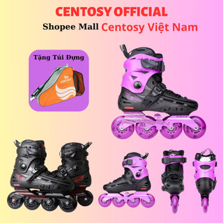 Giày patin người lớn centosy - flying eagle f4 raven form nhựa chắc chắn, thiết kế hấp dẫn
