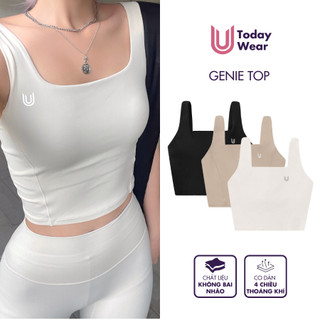 Áo thể thao Genie Top mút đúc, kín đáo Today U Wear