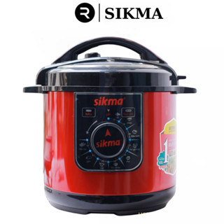 Nồi áp suất đa năng SIKMA dung tích 6L, công suất 1000W, hầm, nấu nhiều món ăn đa dạng cho nhu cầu gia đình