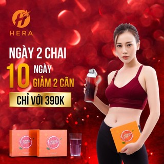 Nano bưởi đỏ Herarise Giúp giảm cân đẹp da, giữ dáng (Hộp 20 gói/ 5g)