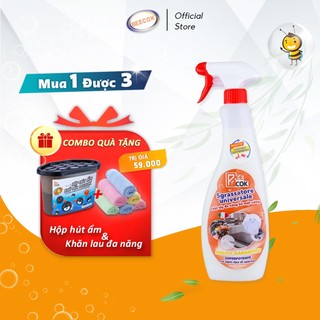 Xịt tẩy rửa mặt bếp đa năng Beecok 600ml, tẩy sạch dầu mỡ