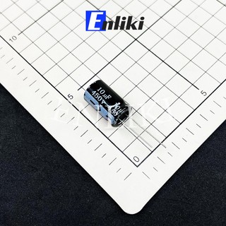Tụ 10uF 450V kích thước 13x21mm