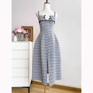Đầm maxi nữ vải dạ mềm size L không kèm hoa