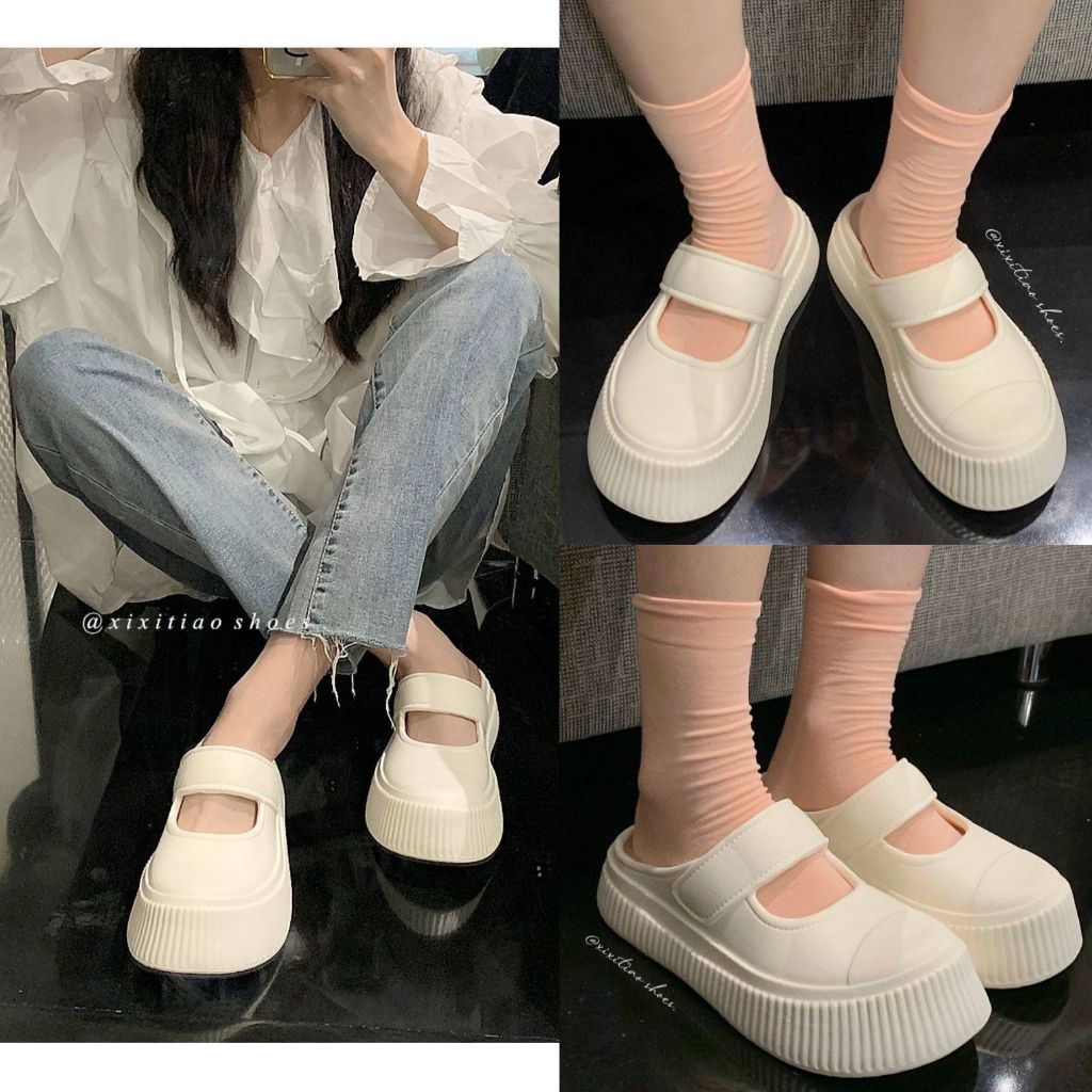 Dép Sục Đế Cao Chống Nước, Dép Quai Hậu Nữ Bền Đẹp size 35-40