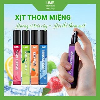  Xịt thơm miệng kissing spray   nam nữ 10ml hương vị tự nhiên the mát thơm lâu 