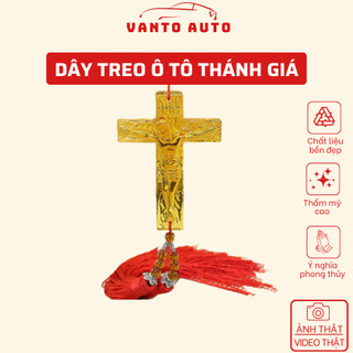 Dây Treo Ô Tô Thánh Giá Chúa Giê Su - Khánh Treo Xe Ô Tô Thánh Giá Chúa Giê Su