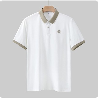 Áo thun Polo nam thêu logo U phối màu viền cổ cực chuẩn vải cotton co giãn 4 chiều siêu chất