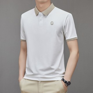 Áo thun Polo nam thêu logo U phối màu viền cổ cực chuẩn vải cotton co giãn 4 chiều siêu cool
