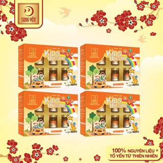 Combo 4 Lốc Nước Yến Dành Cho Trẻ Em Kids Dream - Yến Sào Song Yến