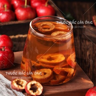 Sơn tra thái lát 100g, táo gai sấy khô, dùng pha trà, hầm canh, nấu chè - Lãn Ông