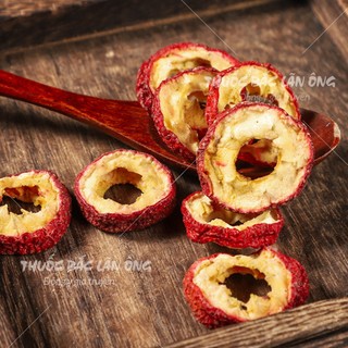 Sơn tra thái lát 100g, táo gai sấy khô, dùng pha trà, hầm canh, nấu chè - Lãn Ông