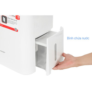 Máy lọc không khí ion hút ẩm Sharp DW-E16FA-W (38m²/16lít)
