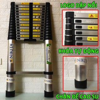 Thang nhôm rút đơn đa năng 3.2m & 3.8m Nikita Nhật Bản bảo hành 2 năm