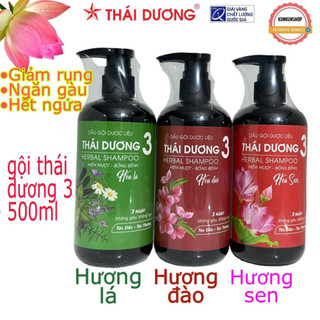 Dầu Gội Dược Liệu Thái Dương 3 Chai 500ML[CHÍNH HÃNG 100%]