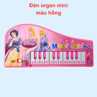 Đàn organ mini đàn âm nhạc cho bé màu hồng giúp làm quen với âm nhạc phát triển tài năng