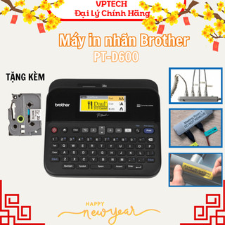 Máy in nhãn Brother PT-D600 - Hàng chính hãng bảo hành 12 tháng