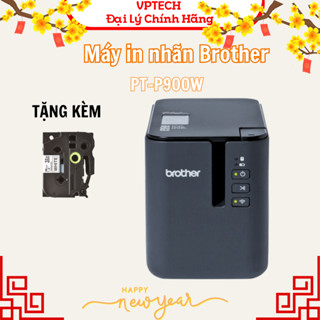  Máy in nhãn quản lý tài sản tài liệu Brother PT-P900W - Hàng chính hãng bảo hành 12 tháng 
