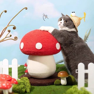 Trụ cào móng cây nấm đỏ cho mèo