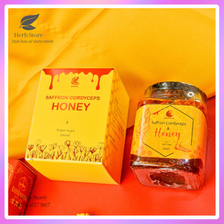 Mật ong saffron ngâm đông trùng hạ thảo