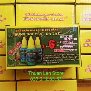Hộp 10 lọ Chế Phẩm Hùng Nguyễn 6in1 - Chế Phẩm Hoa Lan Cây Cảnh 20ml