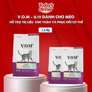 VOM Thức ăn hạt dành cho mèo hỗ trợ trị liệu cho thận và phục hồi cơ thể R/R 1.4kg