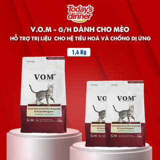 VOM Thức ăn hạt dành cho mèo hỗ trợ trị liệu cho hệ tiêu hoá và chống dị ứng G/H 1.4kg
