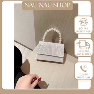  Túi xách nữ cầm tay giá rẻ phù hợp đi chơi tiêc tùng NÂU NÂU 
