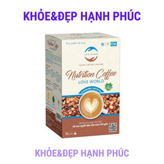 NUTRITION COFFEE LOVE WORLD GIÚP KIỂM SOÁT CÂN NẶNG – 15 GÓI/HỘP