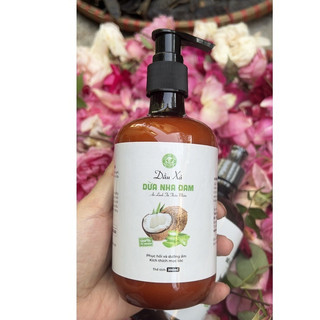 Dầu xả thảo mộc chiết xuất dầu dừa và nha đam / bưởi non và nha đam cho mẹ dung tích 300ml