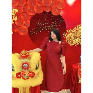 ÁO DÀI ĐÁ BIGSIZE - AD06