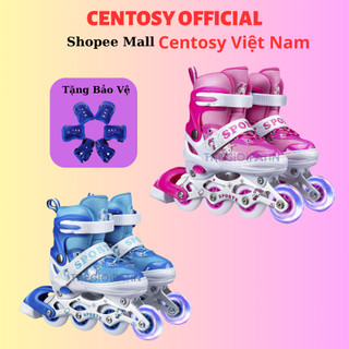 Giày patin trẻ em cho bé tập chơi Centosy - Papaision A1, có phanh an toàn