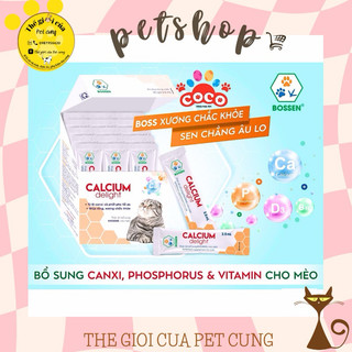 Canxi cho chó mèo dạng nước Calcium Delight. Thức ăn bổ sung khoáng cho chó mèo