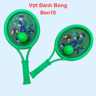 Đồ chơi vợt đánh bóng Ben10 cho bé vận động vui chơi