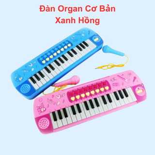 Đàn organ âm nhạc đàn đồ chơi xanh hồng đa dạng giai điệu cho bé vui chơi (3206)