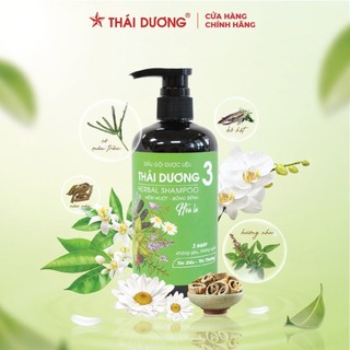 Dầu Gội Dược Liệu Thái Dương 3 Chai 500ML[CHÍNH HÃNG 100%]