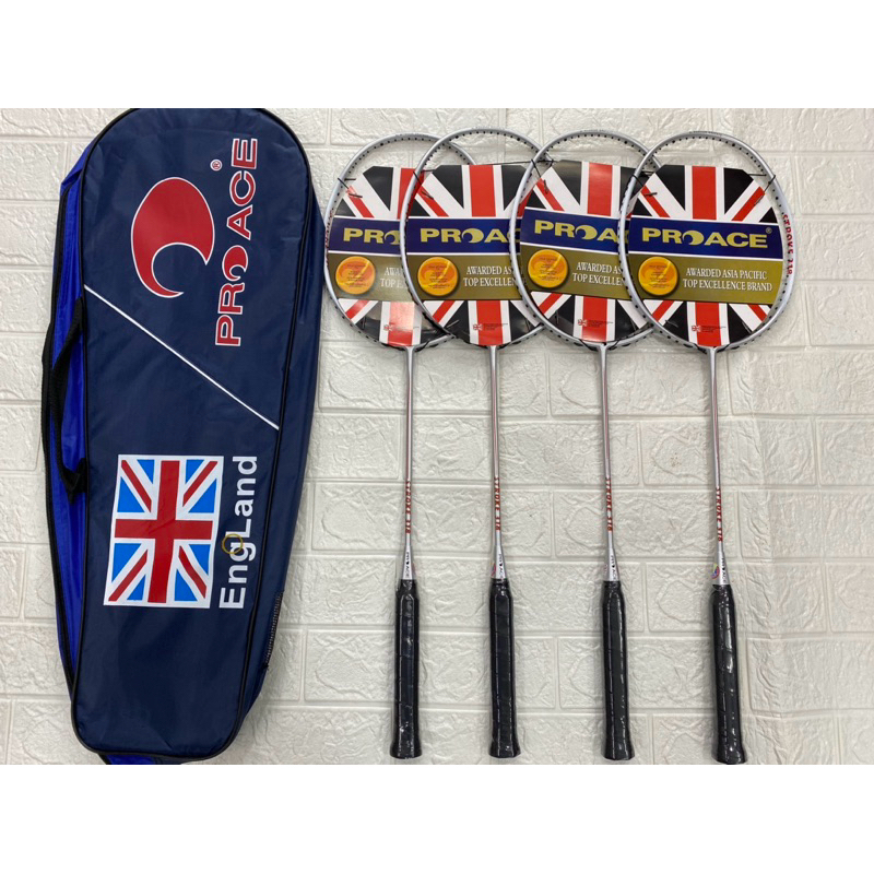vợt cầu lông proace 316 ..318 khung carbon siêu nhẹ(tặng túi xịn,quấn cán,dây đan)