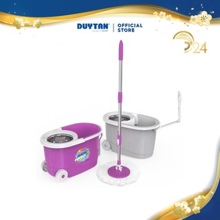 Bộ lau nhà nhựa Duy Tân nhỏ gọn dung tích 11 lít có bánh xe