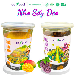 Nho sấy dẻo, nho sấy 3 màu đặc sản cofood 300g ngon ngọt sạch an toàn không hạt