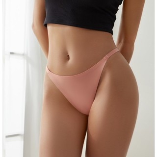 Quần lót nữ lọt khe không viền, quần chip nữ su trơn dây eo sexy - Her Sleewear