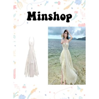 Váy MaXi Dây Cổ  Dúm Ngực Tag sao Dáng Dài (Th142)