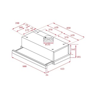 Máy Hút Mùi Teka TLR2 92 SS
