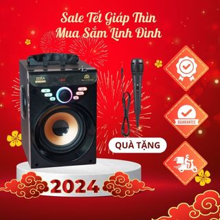 Loa Karaoke di động KAW A300 Kèm mic, loa karaoke, loa không dây, loa bluetooth - Âm Thanh Hiện Đại
